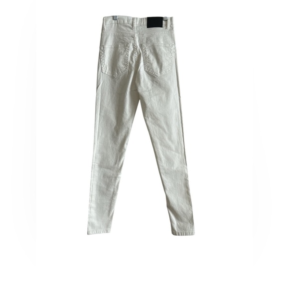 French Connection Size 2 Summer White NWT Women's  Denim Ankle Skinny Jeans - Picture 2 of 5